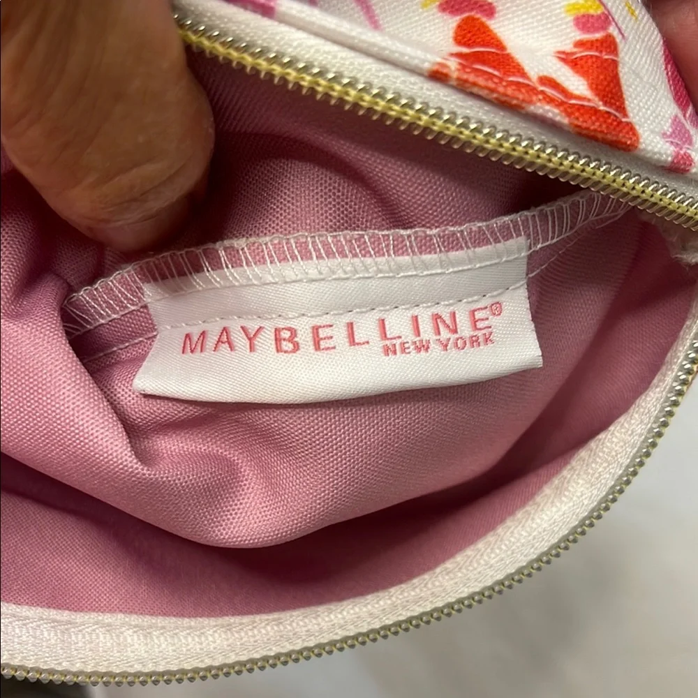 Maybelline NWOT Multicolor Cosmetic Bag